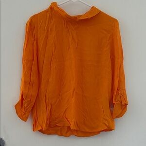 Zara Bold Orange Blouse